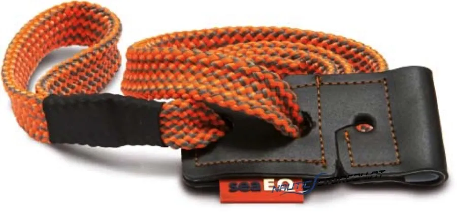 SeaEQ Fender-Leine/Clip FR | Ausführung: Leine einzeln, L=600mm, orange/grau