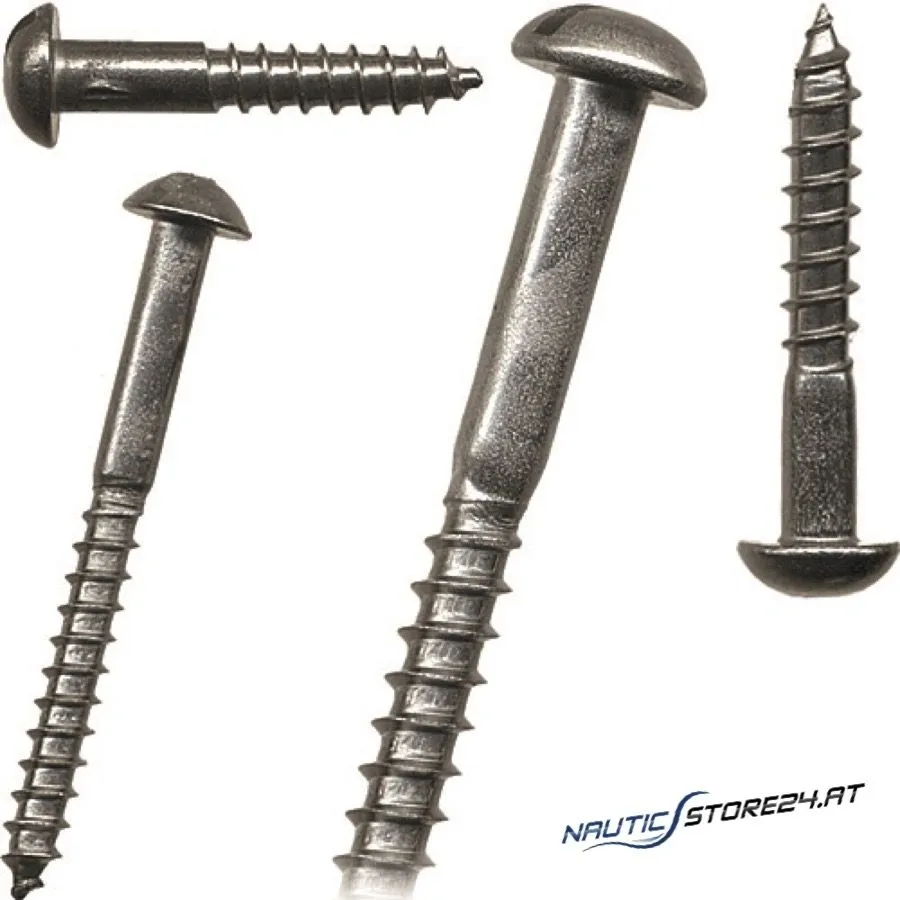 Niroholzschrauben Halbrundkopf | Abmessung: 3,5x20mm