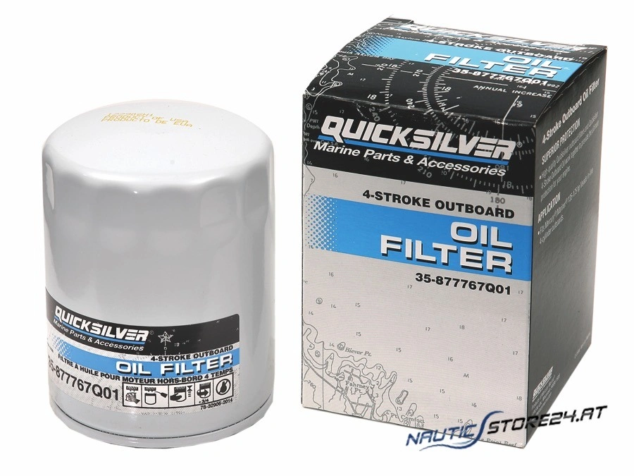 Mercury/Quicksilver Ölfilter für Außenborder Verado 4 Zylinder (35-877767Q01)
