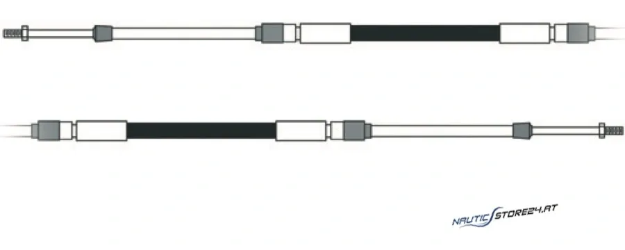 Teleflex Schaltkabel CC330 | Länge: 183cm (6 ft)