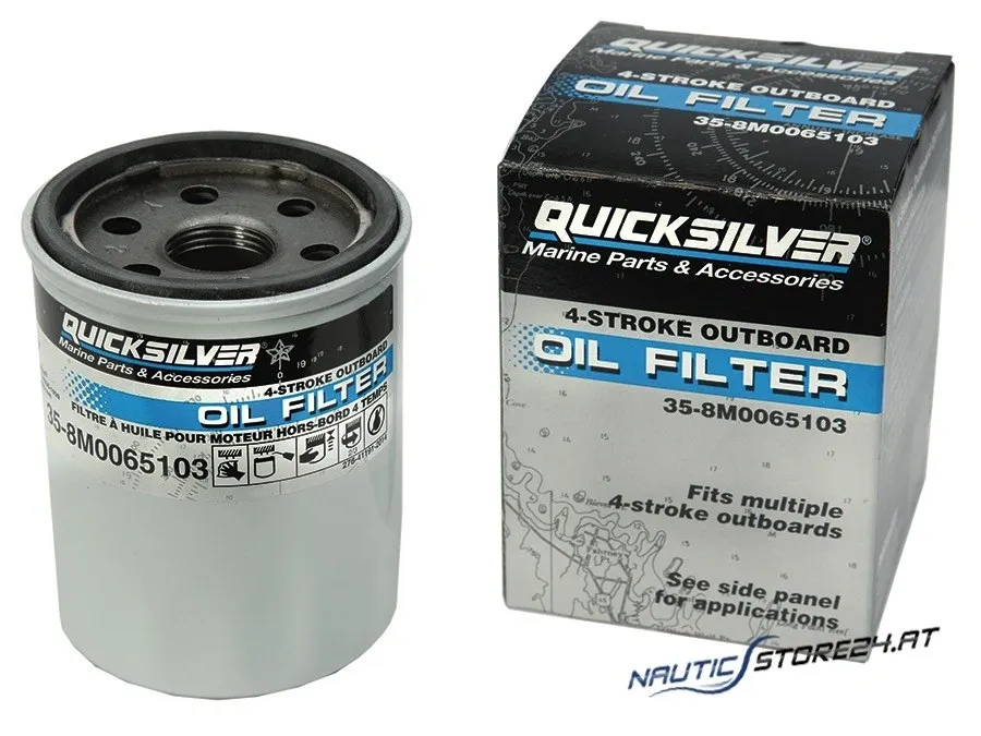 Mercury/Quicksilver Ölfilter für 4-Takt Außenborder ab 25PS (35-8M0162829)
