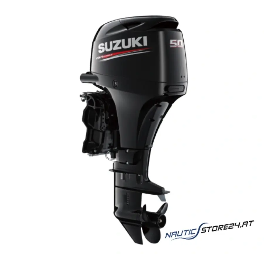 Suzuki DF50ATS (50 PS / 36,8 KW) Außenbordmotor | Ausführung: S-Kurzschaft Fernsteuerung  Elektrostart  Power  Trimm / Tilt